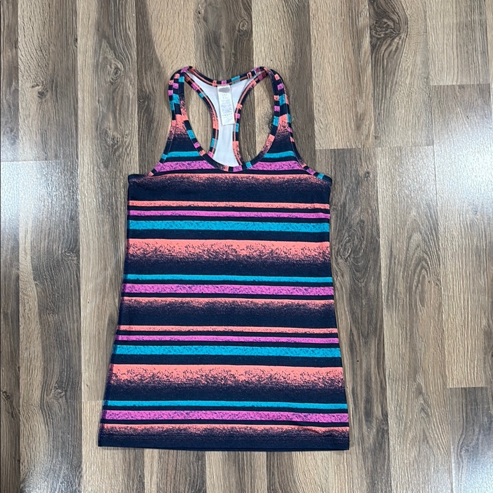 Ivivva Striped Racerback Tank Top